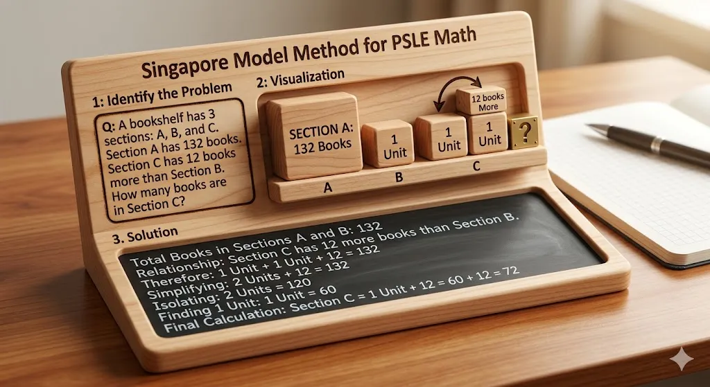 How to Help Your Child Master PSLE Math Word Problems Using the Model Method